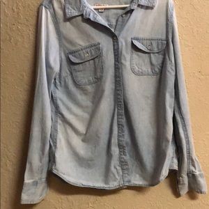 Merona button up top